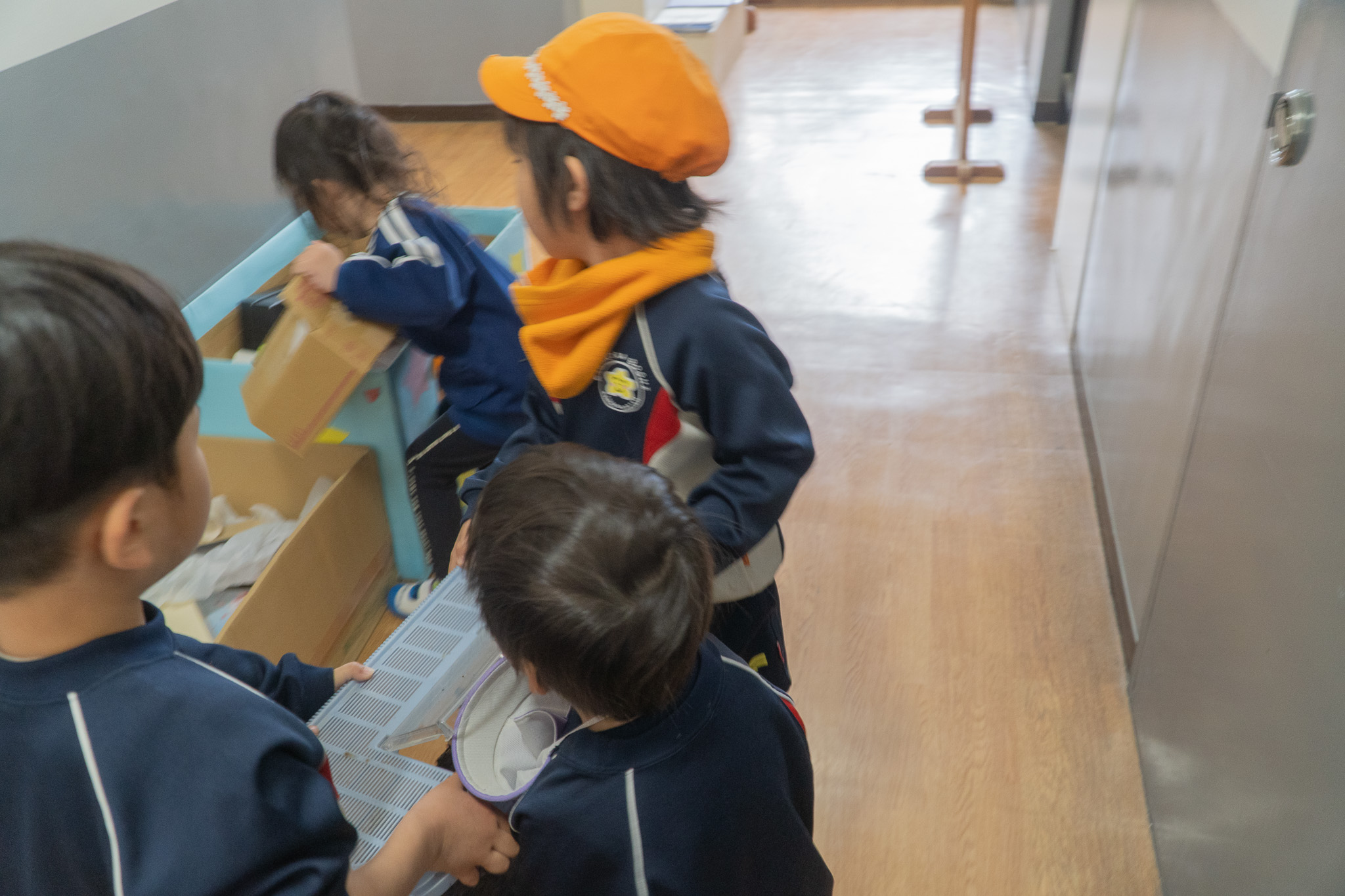 かぶとむしの幼虫の引越し3